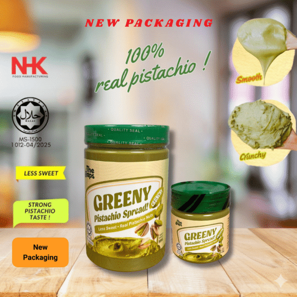 Greeny Pistachio Spread by THE GAPS - pure pistachio 20%